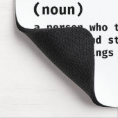 Software-Entwickler - Funny Definition Mousepad (Ecke)