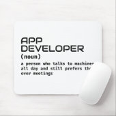 Software-Entwickler - Funny Definition Mousepad (Mit Mouse)