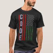 Software-Entwickler für Coder und Hacker mit T-Shirt (Vorderseite)