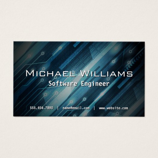 Software-Entwickler für Technologie (Vorderseite)