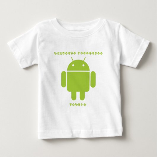Software-Entwickler-Innere (Wanze Droid Baby T-shirt (Vorderseite)