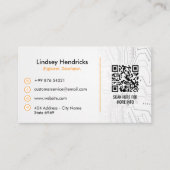 Software-Entwickler | Modernes, einfaches Weiß Visitenkarte (Vorderseite)