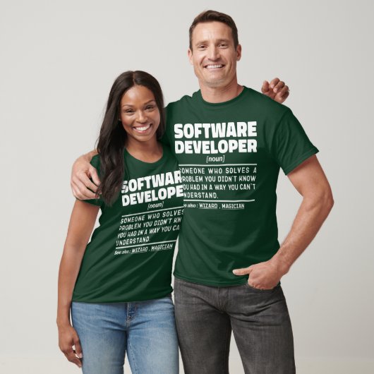 Software-Entwickler Noun Definition Coding Experte T-Shirt (Unisex)