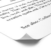 Software-Entwickler - Personalisiertes Geschenk Poster (Ecke)