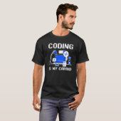 Software-Entwickler-Programmier-Programmierung ist T-Shirt (Vorne ganz)