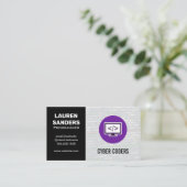 Software-Entwickler | Programmiercode Visitenkarte (Stehend Vorderseite)