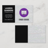 Software-Entwickler | Programmiercode Visitenkarte (Vorne/Hinten)