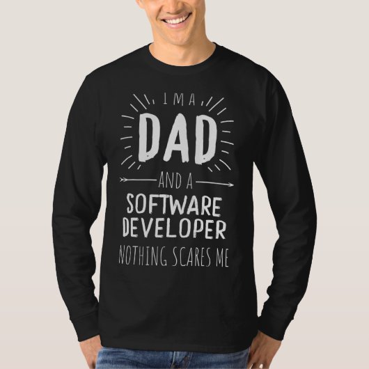 Software-Entwickler-Vater T-Shirt (Vorderseite)