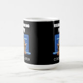 Software-Entwickler von Bigfoot Programmer Coder Kaffeetasse (Mittel)