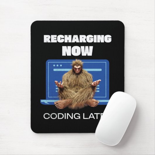 Software-Entwickler von Bigfoot Programmer Coder Mousepad (Mit Mouse)