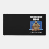 Software-Entwickler von Bigfoot Programmer Coder Schreibtischunterlage (Vorderseite)