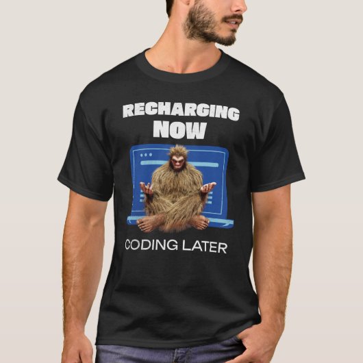 Software-Entwickler von Bigfoot Programmer Coder T-Shirt (Vorderseite)