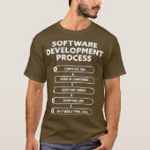 Software-Entwicklungsprozess Funny Programming T-Shirt (Vorderseite)