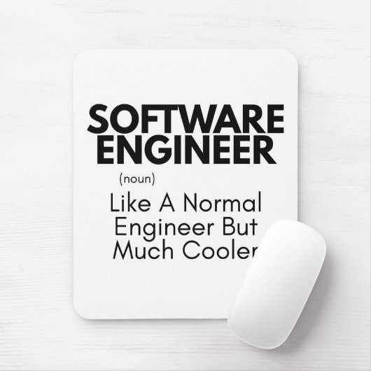 Software-Ingenieur, lustige Technik Mousepad (Mit Mouse)