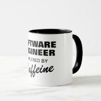 Software-Ingenieur mit Coffein-komischem Kaffee