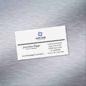Software-IT-Unternehmen Modernes Design Magnetische Visitenkarte (Beispiel)