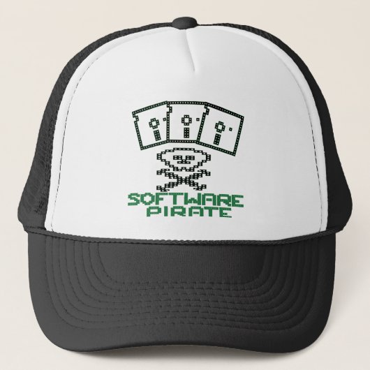 Software-Pirat Truckerkappe (Vorderseite)