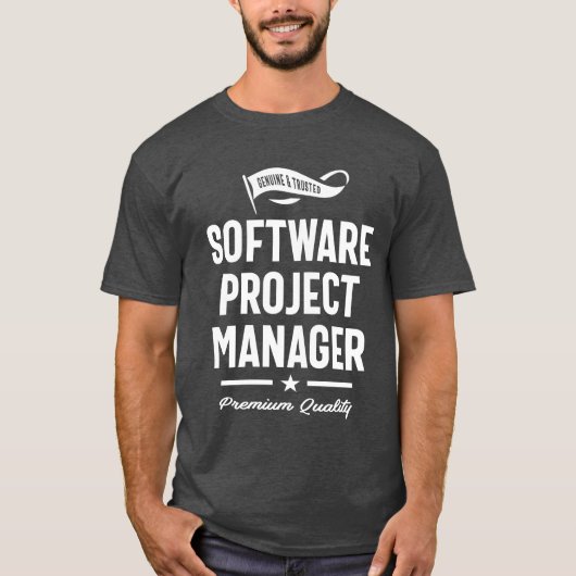 Software-Projektmanager - Funny Job Title T-Shirt (Vorderseite)