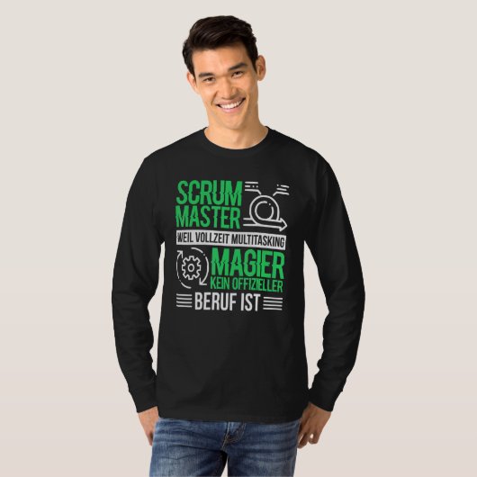 Software Puppet Koch Agile Scrum Master T-Shirt (Vorne ganz)