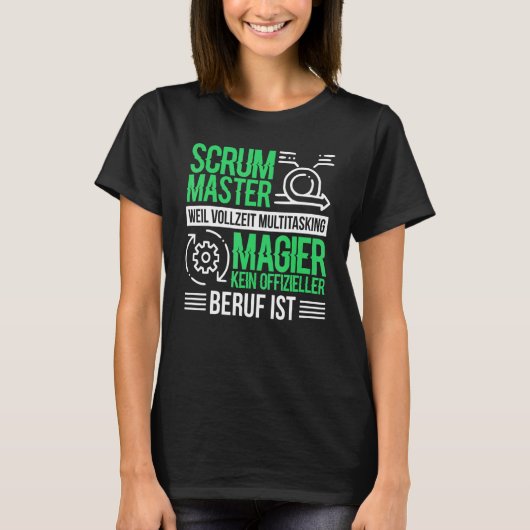 Software Puppet Koch Agile Scrum Master T-Shirt (Vorderseite)