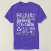 Software Qa Engineer MultiTasking Certified Job Gi T-Shirt (Design vorne)
