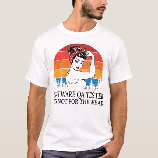 Software Qa Tester Es ist nicht für die Schwäche T-Shirt (Vorderseite)