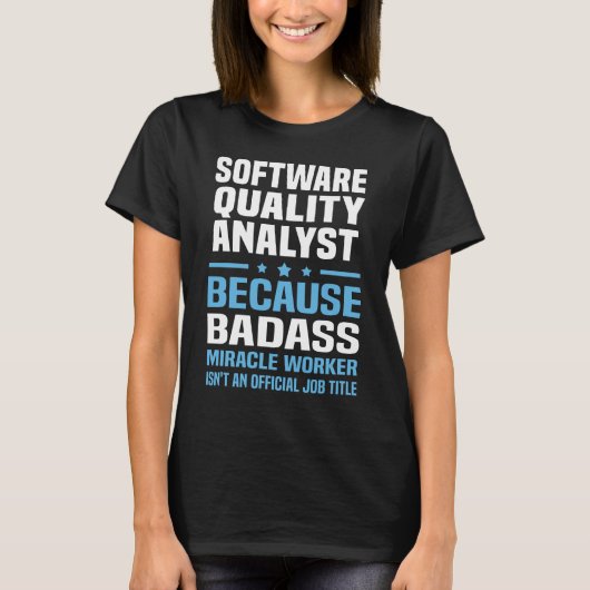 Software Quality Analyst T-Shirt (Vorderseite)