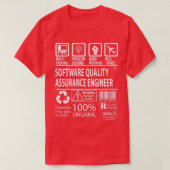 Software Quality Assurance Engineer MultiTasking C T-Shirt (Design vorne)