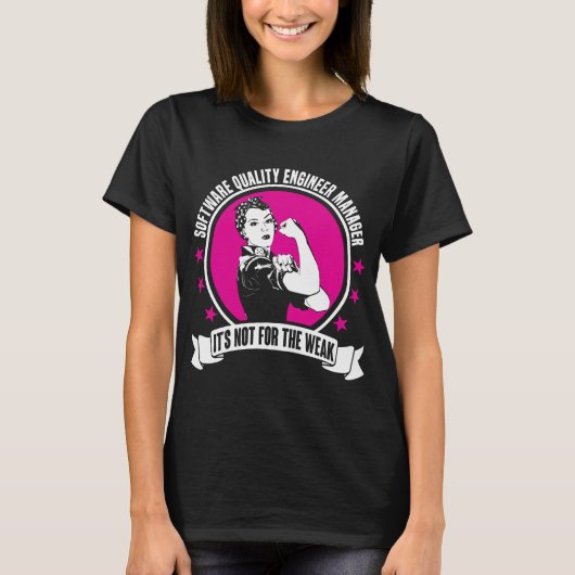 Software Quality Engineer Manager T-Shirt (Vorderseite)