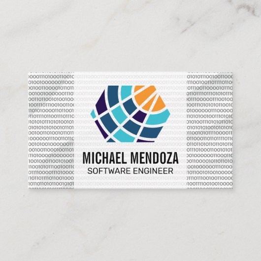 Software Robotics | AI Chip Tech Visitenkarte (Vorderseite)