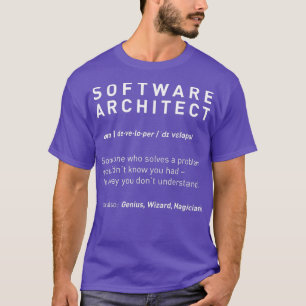 Softwarearchitektin Definition Funny Developer T-Shirt