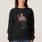 Softwareentwickler Binär Informatik Programmierer Sweatshirt (Vorderseite)