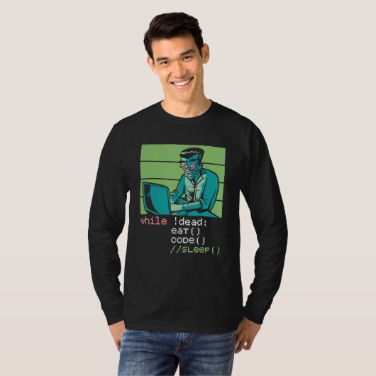 Softwareentwickler Binärinformatik Programmierer T-Shirt (Vorne ganz)