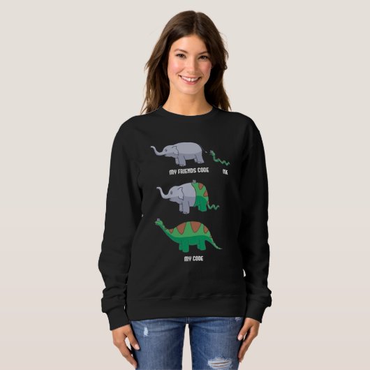 Softwareentwickler Coder Programmierung Kodierung Sweatshirt (Vorne ganz)