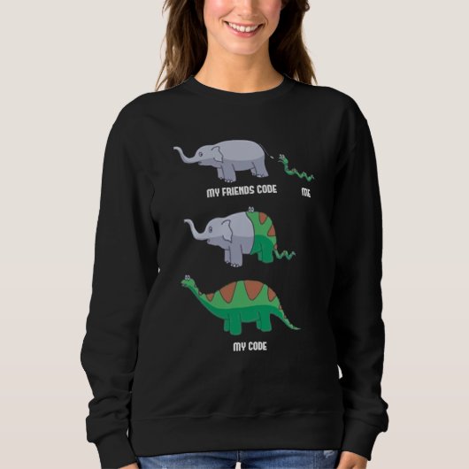 Softwareentwickler Coder Programmierung Kodierung Sweatshirt (Vorderseite)