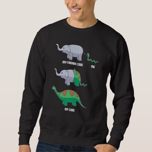 Softwareentwickler Coder Programmierung Kodierung Sweatshirt (Vorderseite)