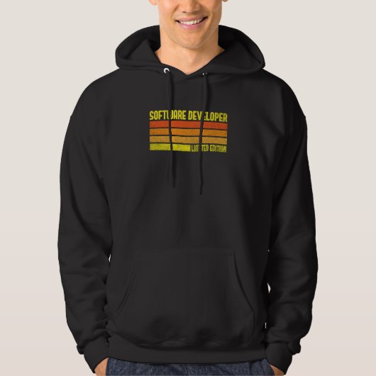 Softwareentwickler Computer-Ingenieur Nerd Jobtite Hoodie (Vorderseite)