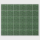 Softwareentwickler, Computerberuf Geschenkpapier (Flach)