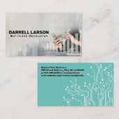 Softwareentwickler | Datenanalytiker Grafik Visitenkarte (Vorne/Hinten)