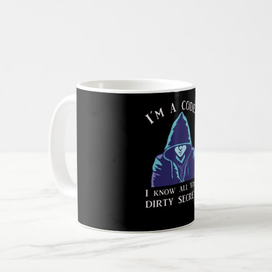 Softwareentwickler-Geschenk für Coder Kaffeetasse (Vorderseite Links)