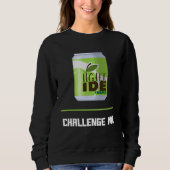 Softwareentwickler Hell IDE Theme Challenge Me Sweatshirt (Vorderseite)