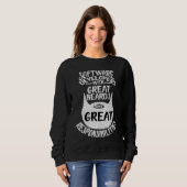 Softwareentwickler Mit Großartigen Bärten Codiere Sweatshirt (Vorne ganz)