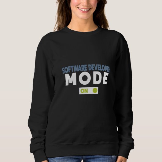 Softwareentwickler-Modus Profession Beruf Arbeitne Sweatshirt (Vorderseite)