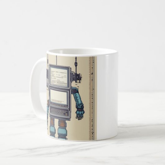 Softwareentwickler Programmierer Coding Tech Geek  Kaffeetasse (Vorderseite Links)