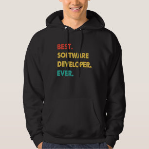 Softwareentwickler Retro Bester Softwareentwickler Hoodie