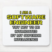 Softwareentwickler... Superior Intelligence Mousepad (Vorne)