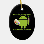 Softwareentwicklung ist eine künstlerische keramikornament (Hinten)