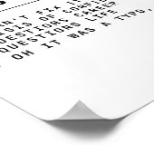 Softwareentwicklungsprozess lustige Entwickler Poster (Ecke)