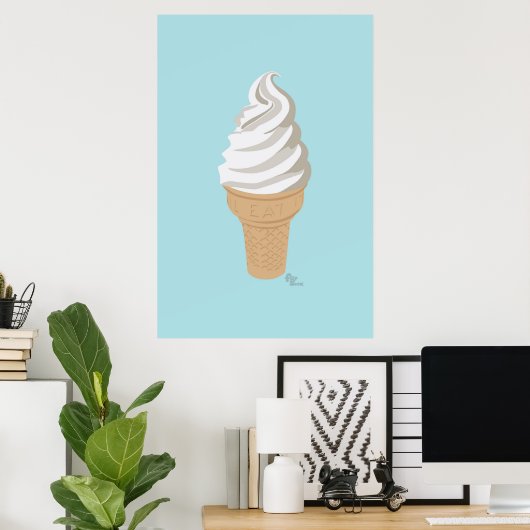 Softy Cone Poster (Heimbüro)