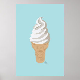 Softy Cone Poster